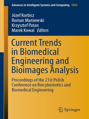 cover image of Current Trends in Biomedical Engineering and Bioimages Analysis